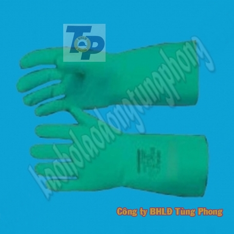 Găng tay chịu dầu xanh - Malaixia